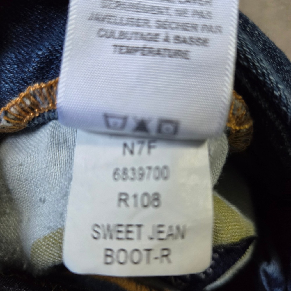 Lucky Brand The Sweet Jean Boot Women 10/30 Regular Dark Wash Bootcut Denim Jean - Picture 4 of 9